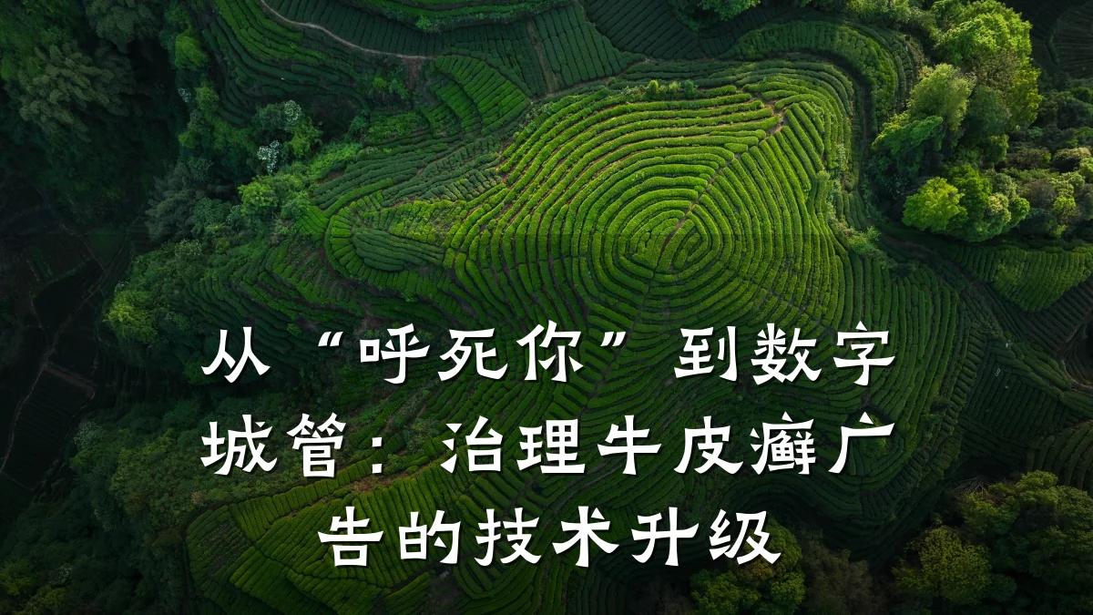 从“呼死你”到数字城管：治理牛皮癣广告的技术升级
