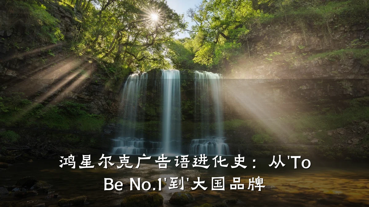 鸿星尔克广告语进化史:从'To Be No.1'到'大国品牌