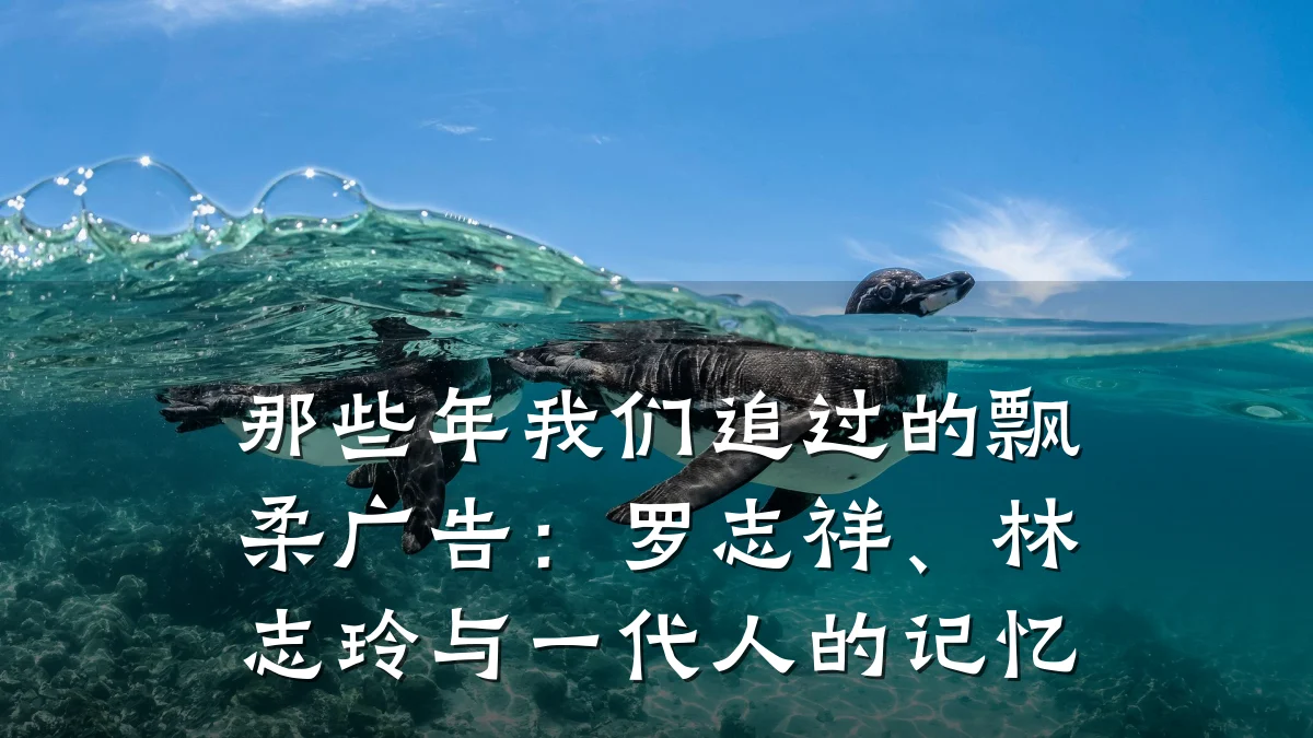 那些年我们追过的飘柔广告：罗志祥、林志玲与一代人的记忆