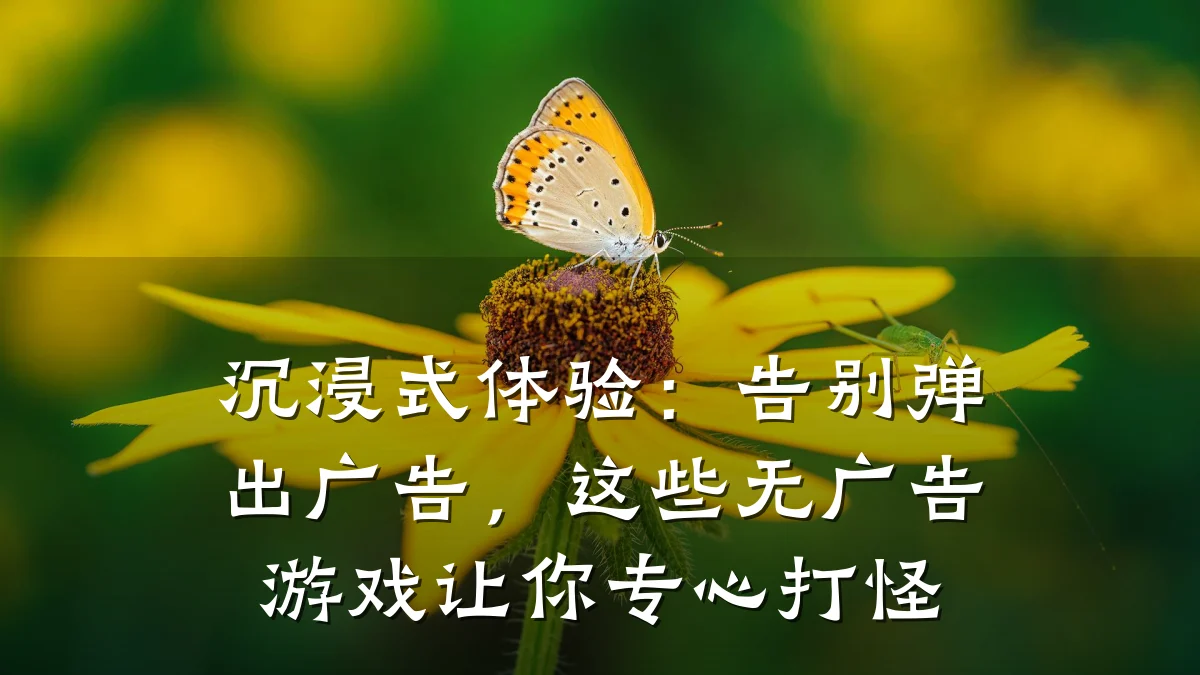 沉浸式体验:告别弹出广告,这些无广告游戏让你专心打怪