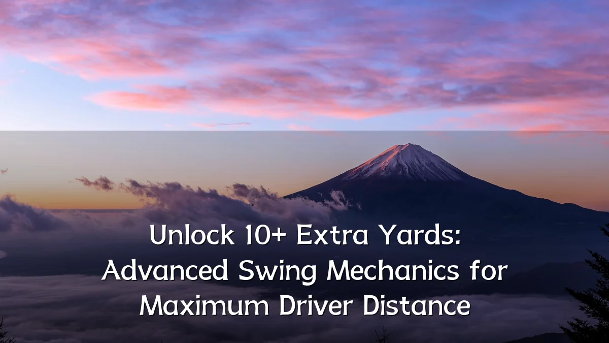 Unlock 10+ Extra Yards: Advanced Swing Mechanics for Maximum Driver Distance